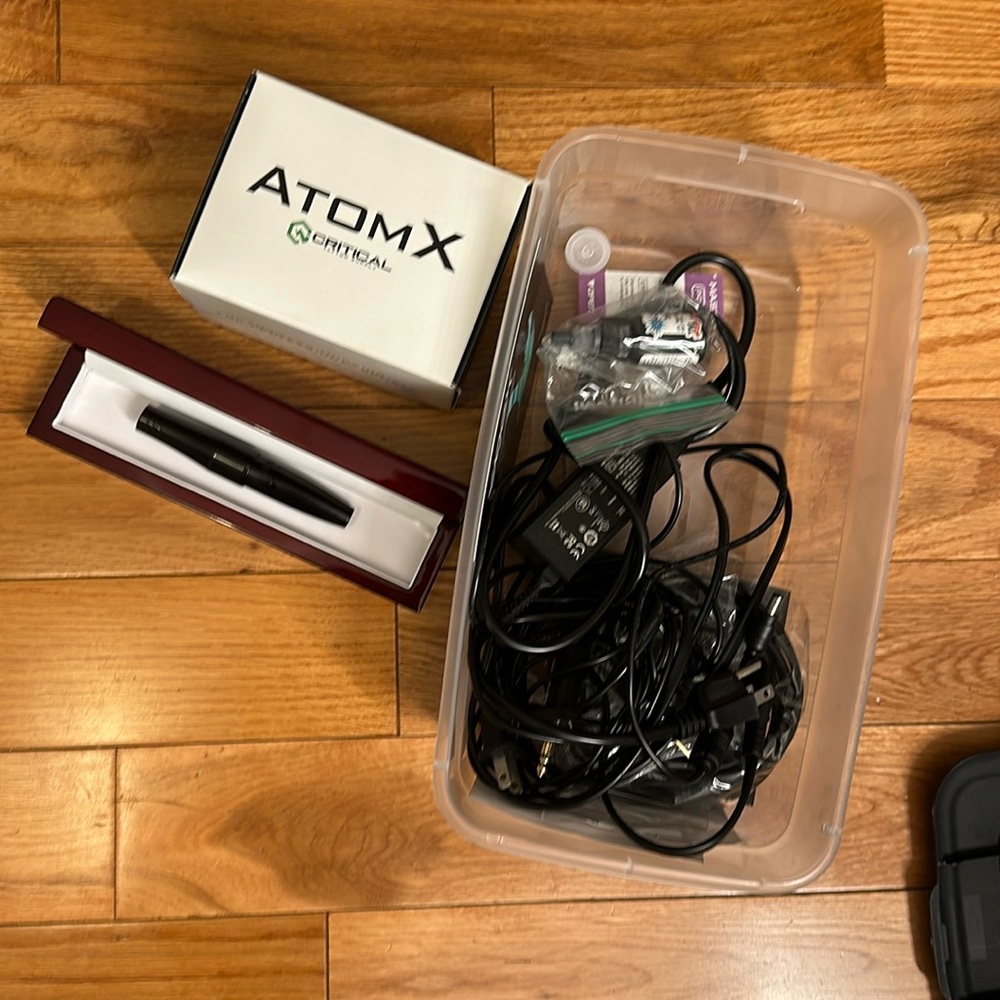 new tattoo equipment out of the box once